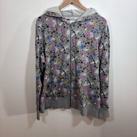 Disney Tops - Disney Cruise Line full zip hoodie size XXL Mickey, Minnie, Pluto, firework